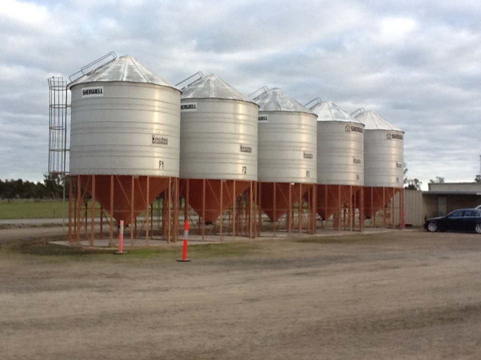 5 x 55 ton Sherwell Silo's Machinery & Equipment Grain